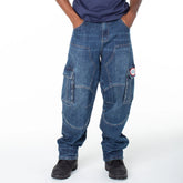 Von Dutch Men's Baggy Straight Cargo Hunter Pant