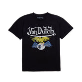 Von Dutch Black Vintage Washed Flying Eye Tee