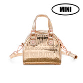 Von Dutch Mini Bowling Bag - Rose Gold Reflective