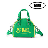 Von Dutch Mini Bowling Bag - Lime Green & Yellow