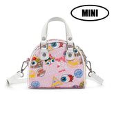 Von Dutch Mini Bowling Bag - Light Pink Jax