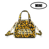 Von Dutch Mini Bowling Bag - Orange Cheetah