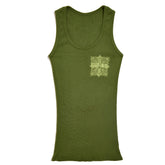 Von Dutch Olive Green Classic Chopper Tank Top