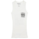 Von Dutch White & Black Classic Chopper Tank Top