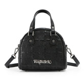 Von Dutch Embroidered Chopper Bowling Bag - Black