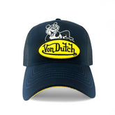 Von Dutch Breakfast Club Navy & Yellow Trucker Hat