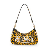 Von Dutch Orange Cheetah Shoulder Bag