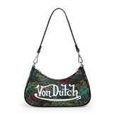 Von Dutch Neon Logo Shoulder Bag