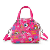Von Dutch Hot Pink Jax Bowling Bag