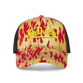 Von Dutch Red Flames Trucker Hat