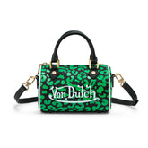 Von Dutch Hanna Bag - Lime Green Cheetah