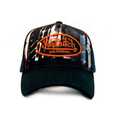 Von Dutch Trucker Hat - Sublimation Navy / Orange