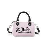 Von Dutch Core Hanna Bag - Baby Pink & Black
