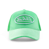 Von Dutch Lime Velvet Trucker Hat