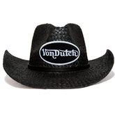 Von Dutch Black & White Vintage Ranch Cowboy Hat