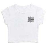 Von Dutch White & Black Chopper Baby Tee