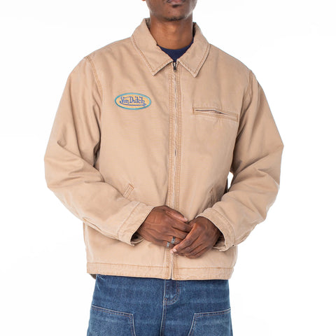 Von Dutch Men's East Lined Quilted Worker Jacket
