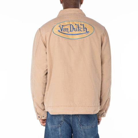 Von Dutch Men's East Lined Quilted Worker Jacket