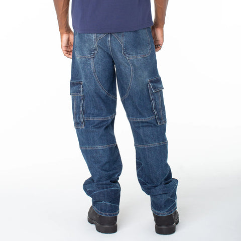 Von Dutch Men's Baggy Straight Cargo Hunter Pant