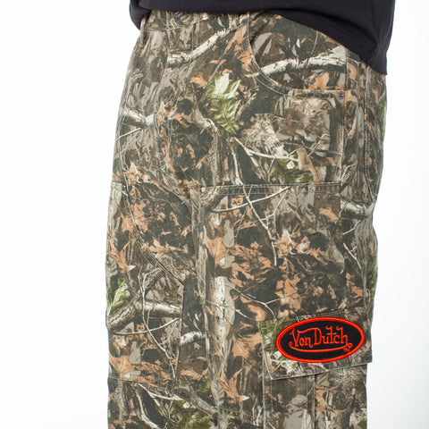 Von Dutch Men's Baggy Straight Double Cargo Hunter Pant