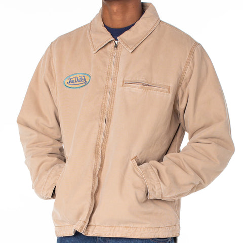 Von Dutch Men's East Lined Quilted Worker Jacket