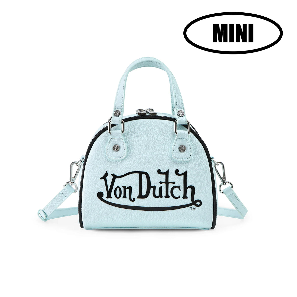 Von Dutch Mini Bowling Bag - Tiffany Blue
