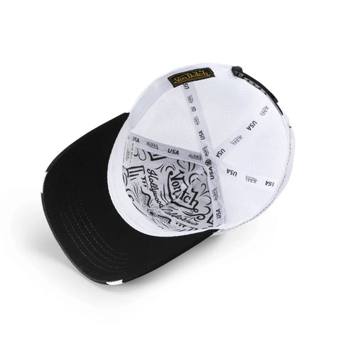 Von Dutch Americana Trucker Hat - Black & Pink