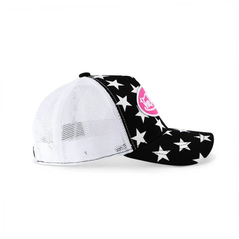 Von Dutch Americana Trucker Hat - Black & Pink