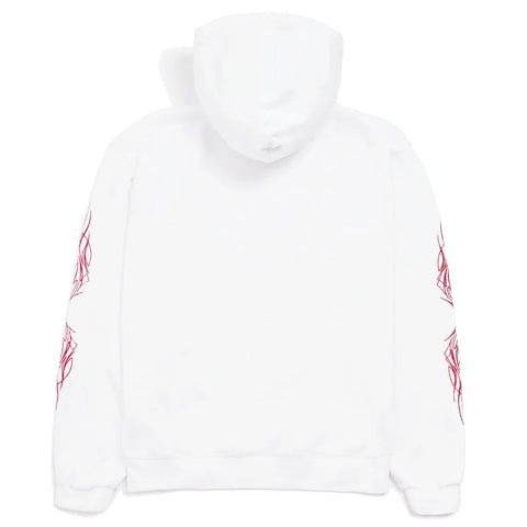 Von Dutch Red Glitter on White Hoodie