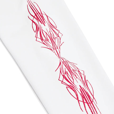 Von Dutch Red Glitter on White Hoodie