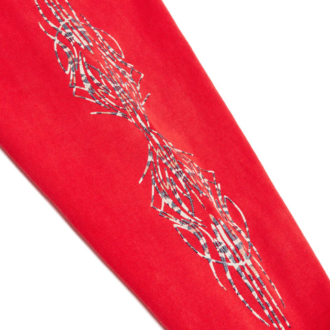 Von Dutch Cheetah Glitter on Red Hoodie