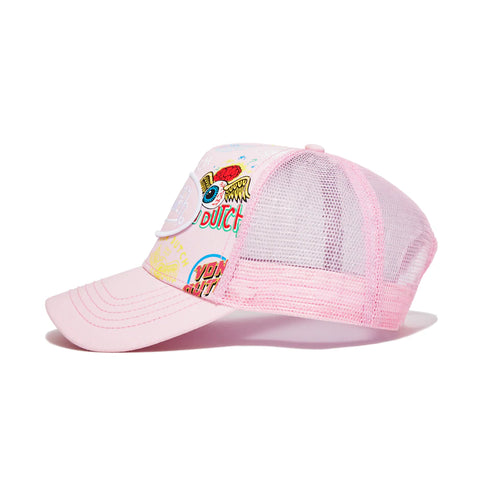 Von Dutch Pink Jax Trucker Hat