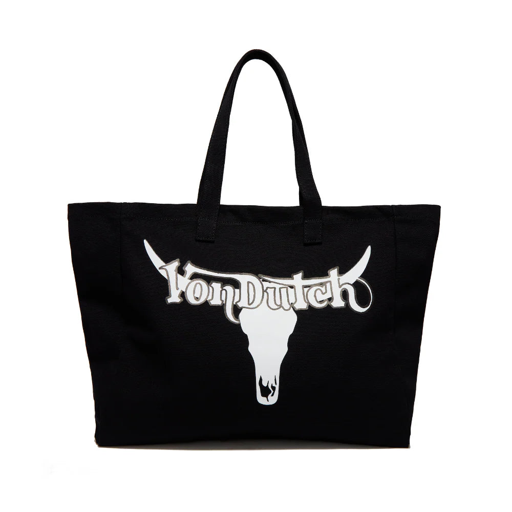Von Dutch “Bull Run” Black Bull Tote