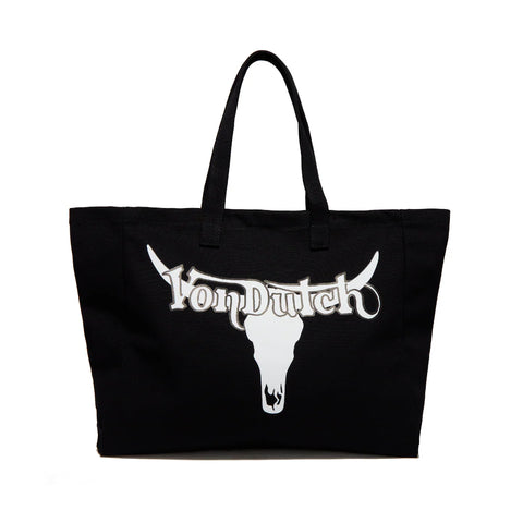 Von Dutch “Bull Run” Black Bull Tote