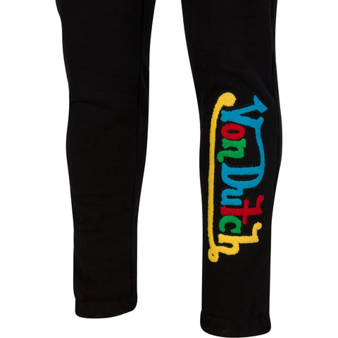 Von Dutch Black Multi Color Jogger