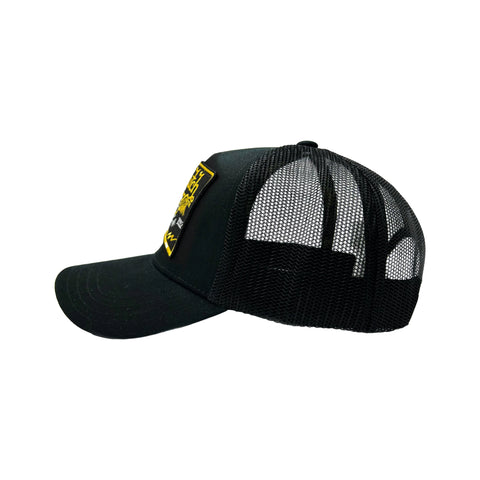 Von Dutch Black & Yellow Keep.An.Eye.Out Trucker Hat