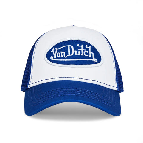 Von Dutch Blue & White Trucker Hat