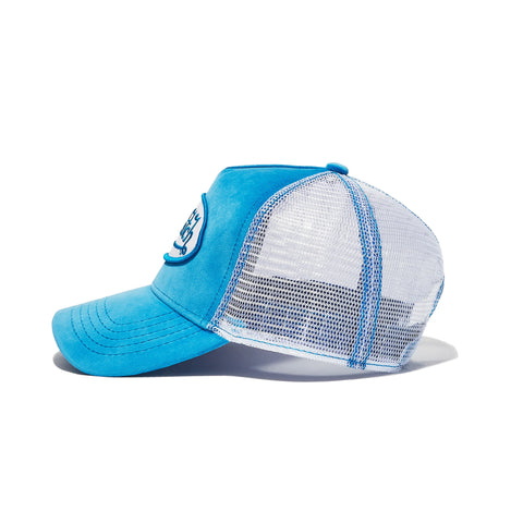 Von Dutch Blue Crush Velvet Trucker Hat