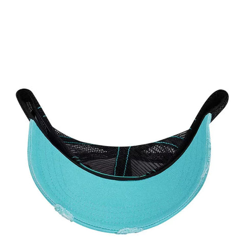 Von Dutch Blue & Pink Classic Distressed Trucker Hat