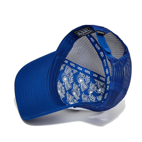 Von Dutch Blue & White Trucker Hat