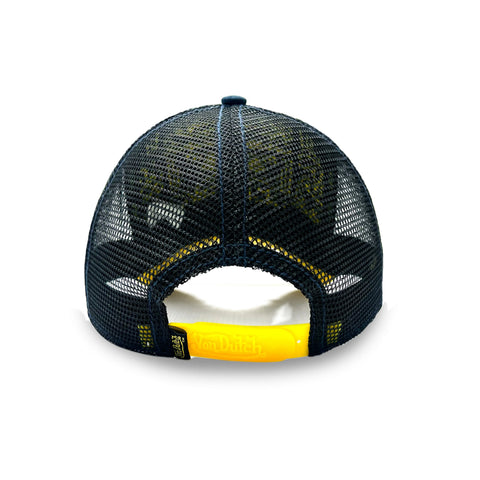 Von Dutch Breakfast Club Navy & Yellow Trucker Hat