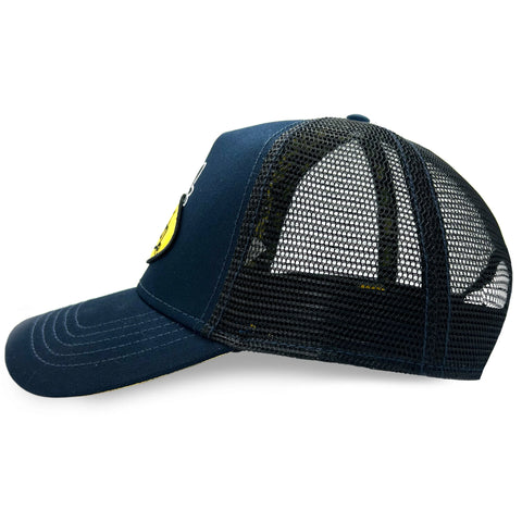 Von Dutch Breakfast Club Navy & Yellow Trucker Hat