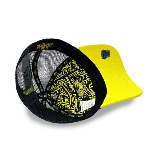 Von Dutch Breakfast Club Yellow & Black Trucker Hat