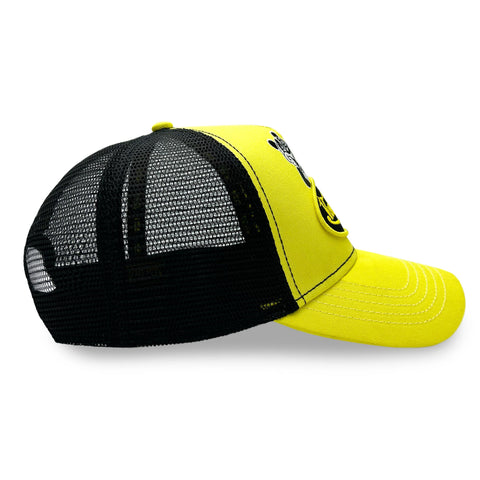 Von Dutch Breakfast Club Yellow & Black Trucker Hat