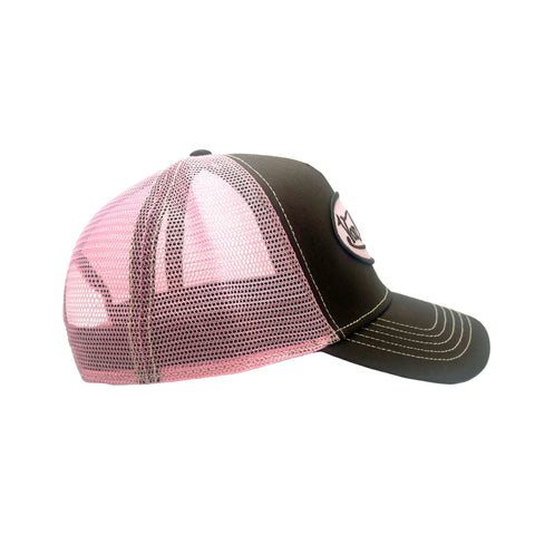 Von Dutch Brown & Pink Classic Trucker Hat
