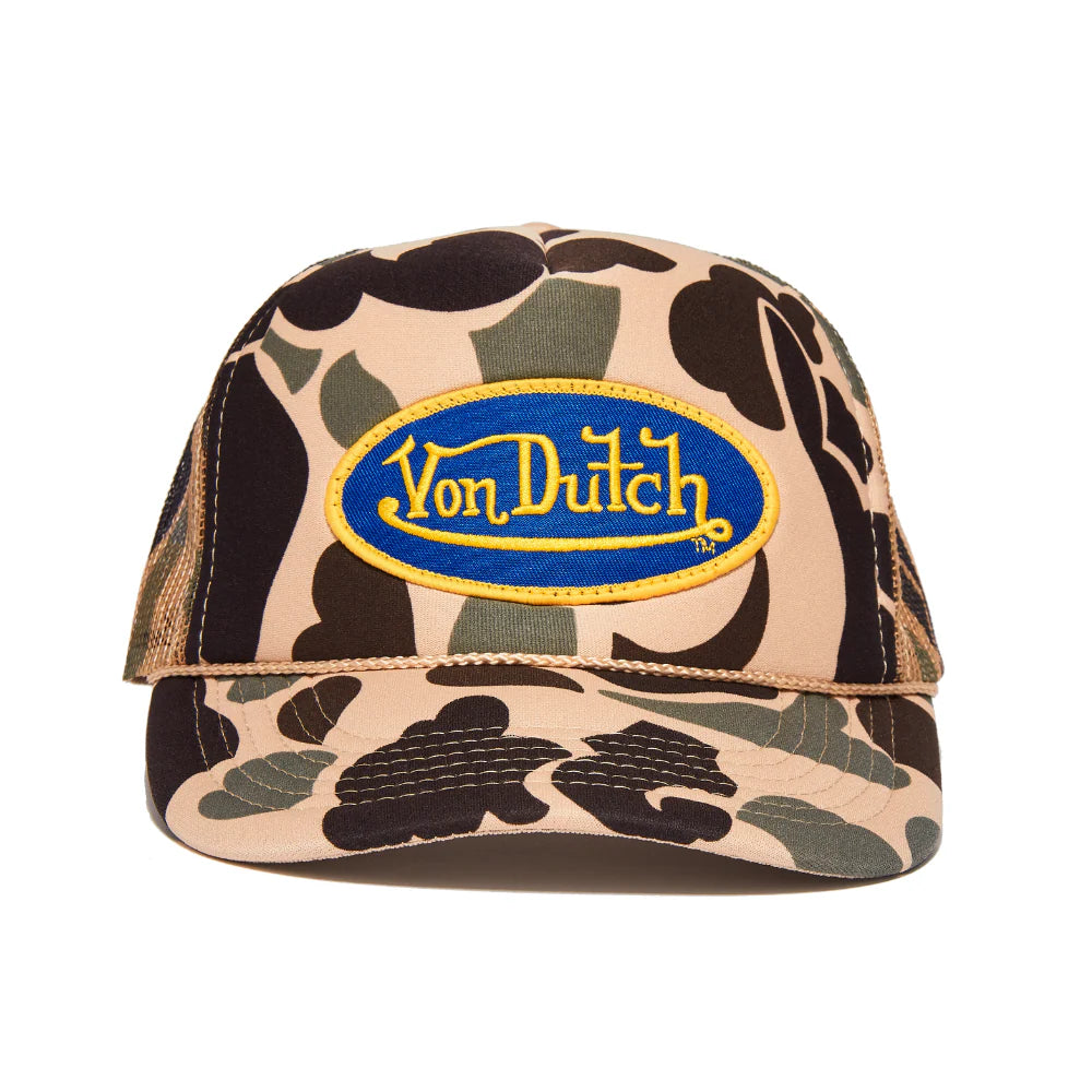 Von Dutch Foam Camo Trucker Hat