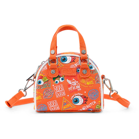 Von Dutch Mini Bowling Bag - Orange Jax