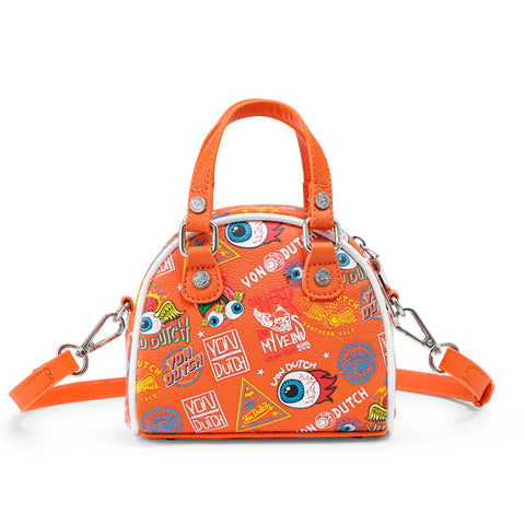 Von Dutch Mini Bowling Bag - Orange Jax