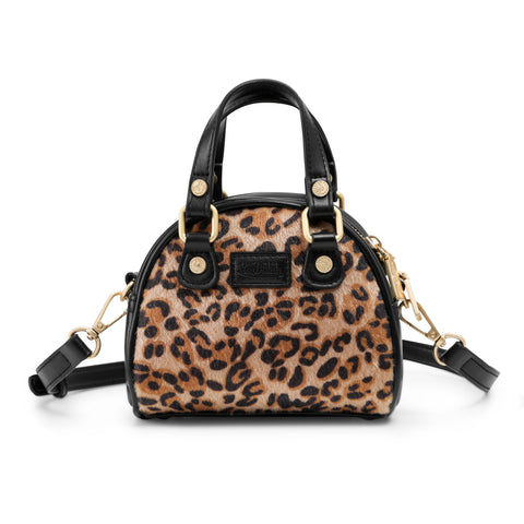 Von Dutch Mini Bowling Bag - Classic Leopard