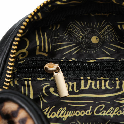 Von Dutch Mini Bowling Bag - Classic Leopard